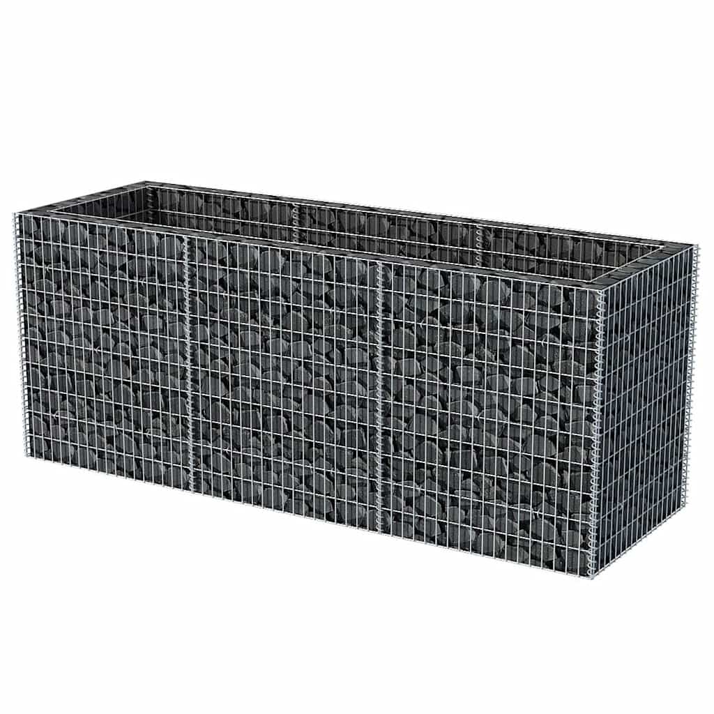 vidaXL Συρματοκιβώτιο - Γλάστρα Υπερυψωμένη 270x90x100 εκ. Ατσάλινη - Image 4