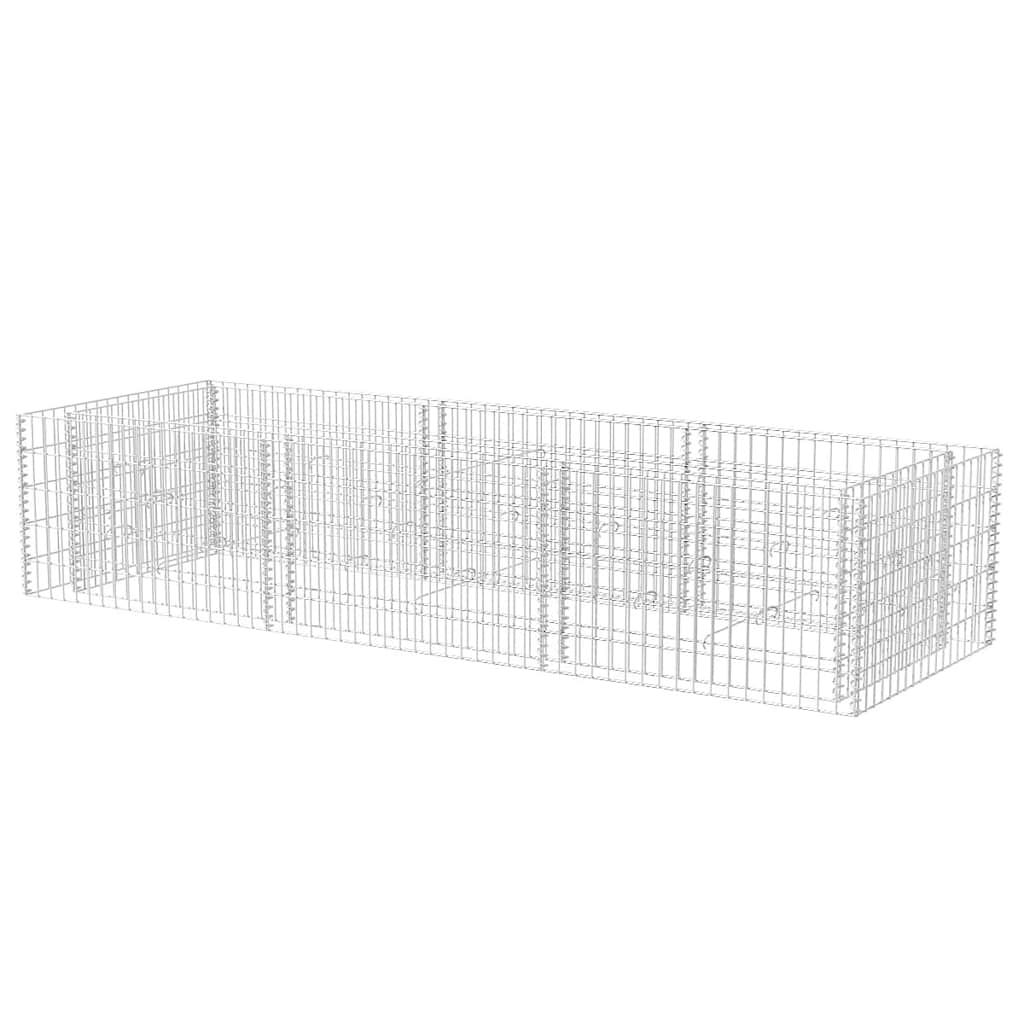 vidaXL Συρματοκιβώτιο - Γλάστρα Υπερυψωμένη 270 x 90 x 50 εκ. Ατσάλινη - Image 2