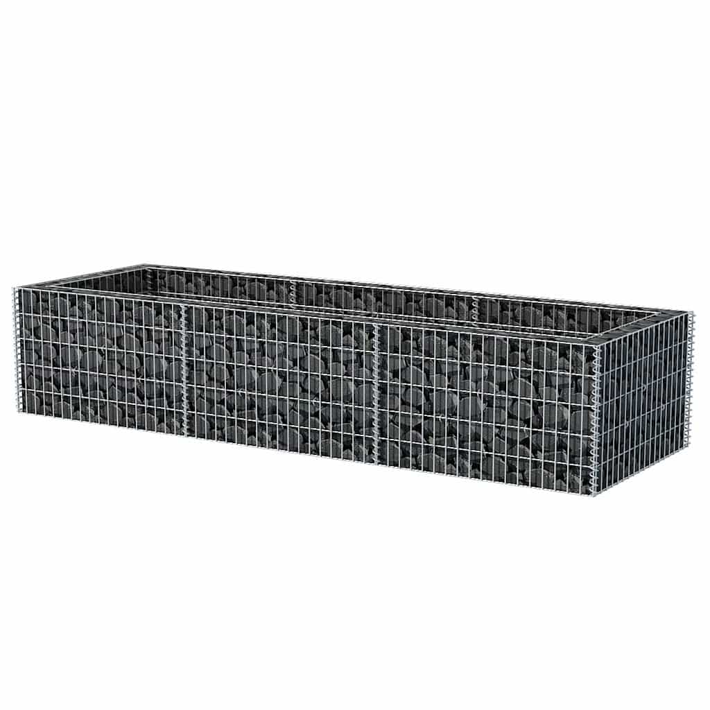 vidaXL Συρματοκιβώτιο - Γλάστρα Υπερυψωμένη 270 x 90 x 50 εκ. Ατσάλινη - Image 4