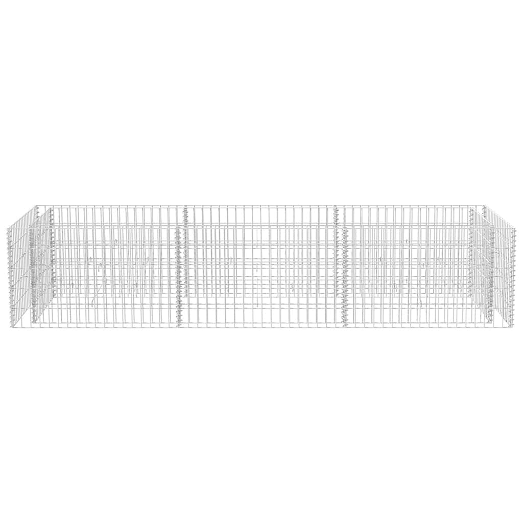 vidaXL Συρματοκιβώτιο - Γλάστρα Υπερυψωμένη 270 x 90 x 50 εκ. Ατσάλινη - Image 5