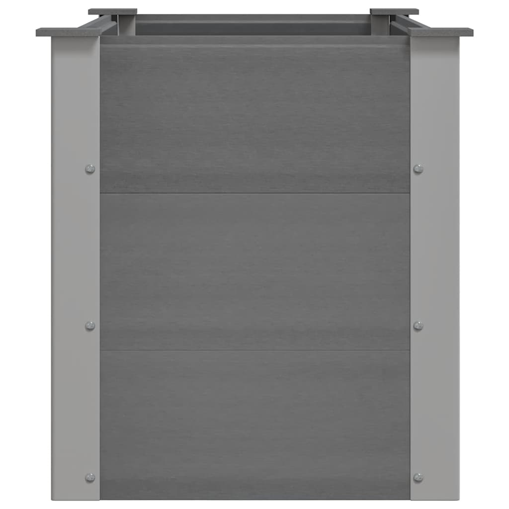 vidaXL Ζαρντινιέρα Υπερυψωμένη Γκρι 100 x 50 x 54 εκ. από WPC - Image 5