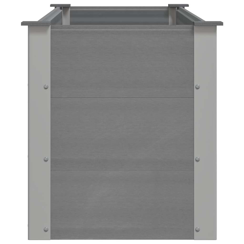 vidaXL Ζαρντινιέρα Υπερυψωμένη Γκρι 150 x 50 x 54 εκ. από WPC - Image 5