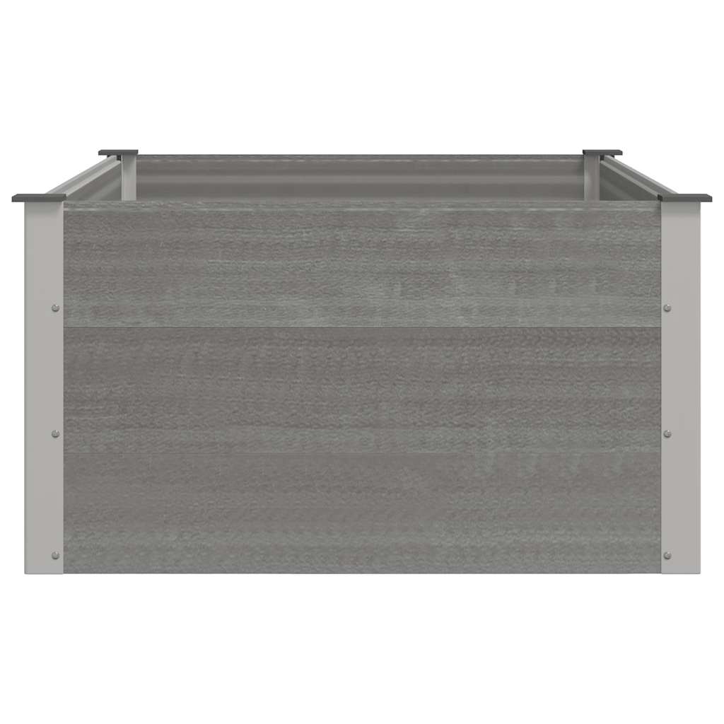 vidaXL Ζαρντινιέρα Υπερυψωμένη Γκρι 150 x 100 x 54 εκ. από WPC - Image 4