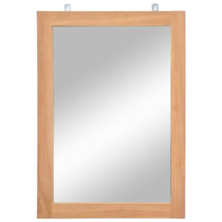 vidaXL Καθρέφτης Τοίχου 50 x 70 εκ. από Μασίφ Ξύλο Teak