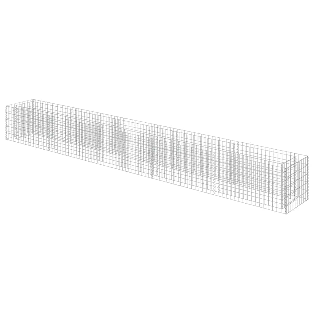 vidaXL Συρματοκιβώτιο-Γλάστρα Υπερυψωμένη 450x50x50 εκ. Γαλβ. Χάλυβας - Image 2