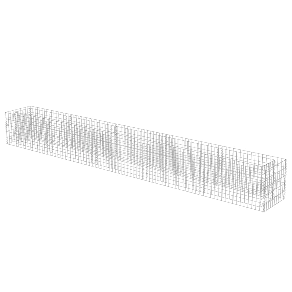 vidaXL Συρματοκιβώτιο-Γλάστρα Υπερυψωμένη 450x50x50 εκ. Γαλβ. Χάλυβας - Image 3
