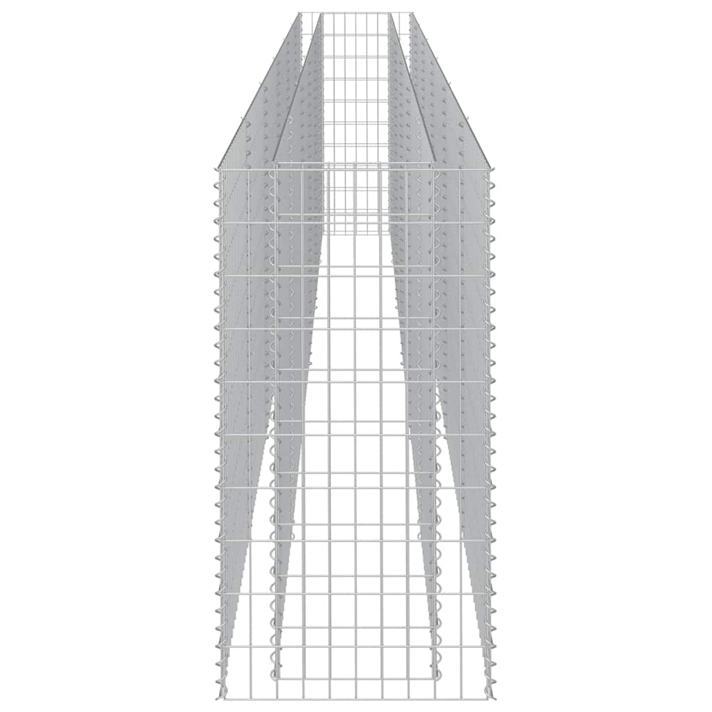 vidaXL Συρματοκιβώτιο-Γλάστρα Υπερυψωμένη 540x50x100 εκ. Γαλβ. Χάλυβας - Image 5