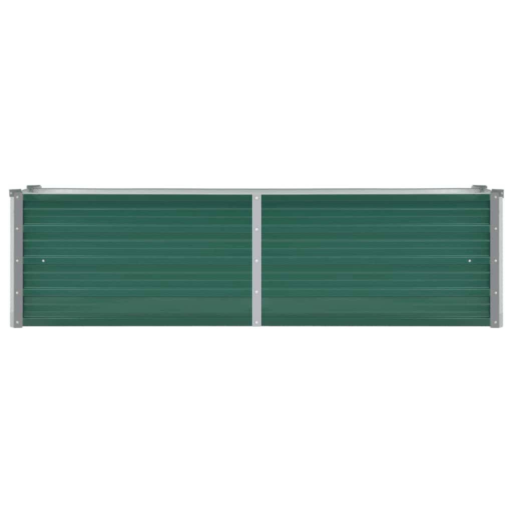vidaXL Ζαρντινιέρα Υπερυψωμένη Πράσινη 160x40x45 εκ. Γαλβαν. Χάλυβας - Image 4