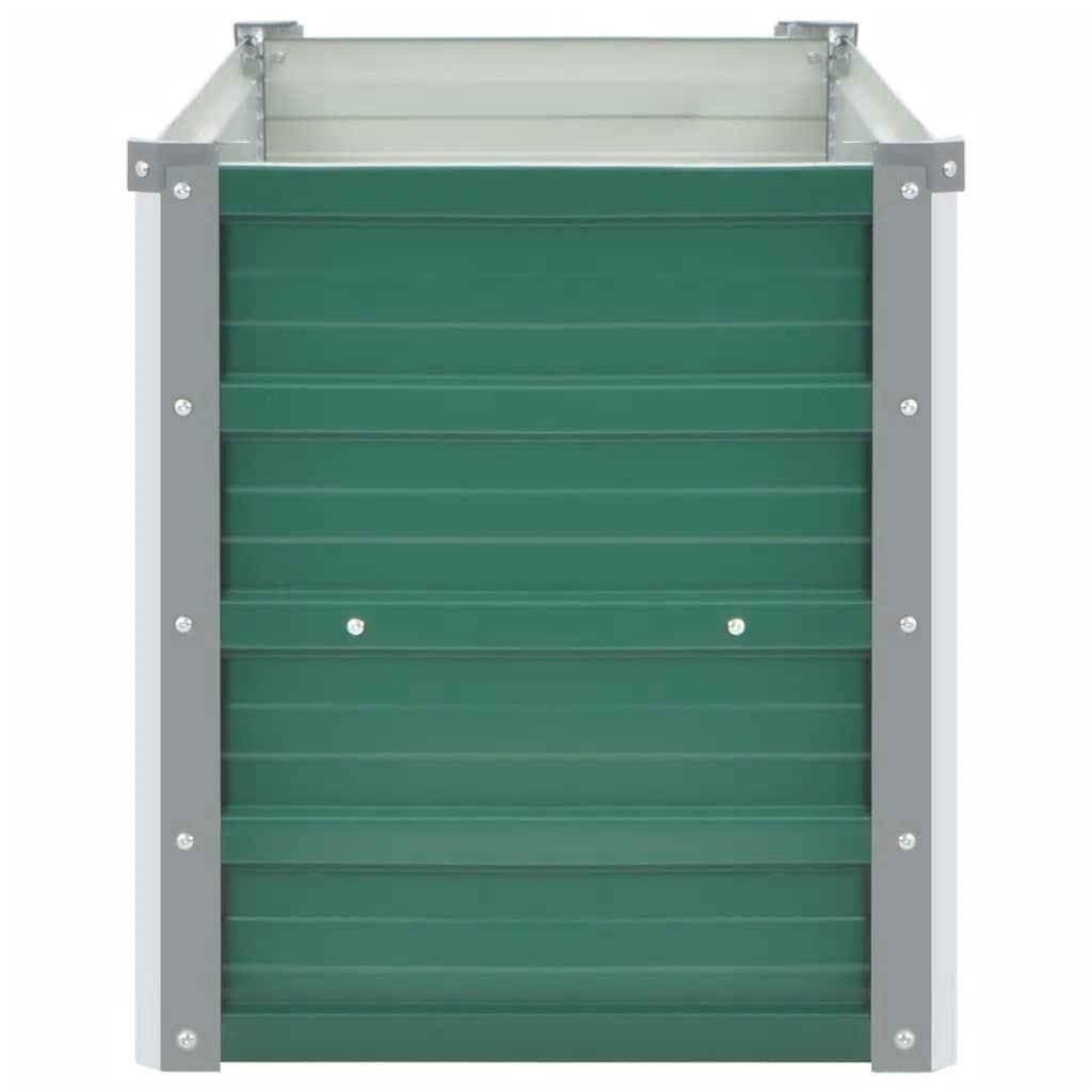 vidaXL Ζαρντινιέρα Υπερυψωμένη Πράσινη 160x40x45 εκ. Γαλβαν. Χάλυβας - Image 5