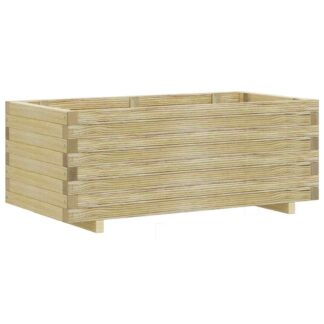vidaXL Ζαρντινιέρα Υπερυψωμένη Ορθογώνια 100 x 50 x 40 εκ. Ξύλινη