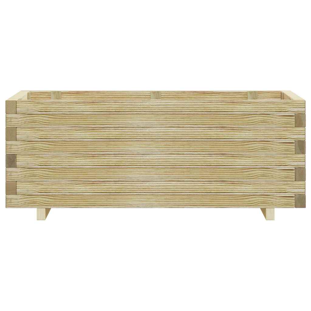 vidaXL Ζαρντινιέρα Υπερυψωμένη Ορθογώνια 100 x 50 x 40 εκ. Ξύλινη - Image 5