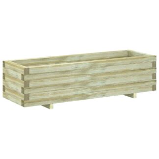 vidaXL Ζαρντινιέρα Υπερυψωμένη Ορθογώνια 120 x 40 x 30 εκ. Ξύλινη
