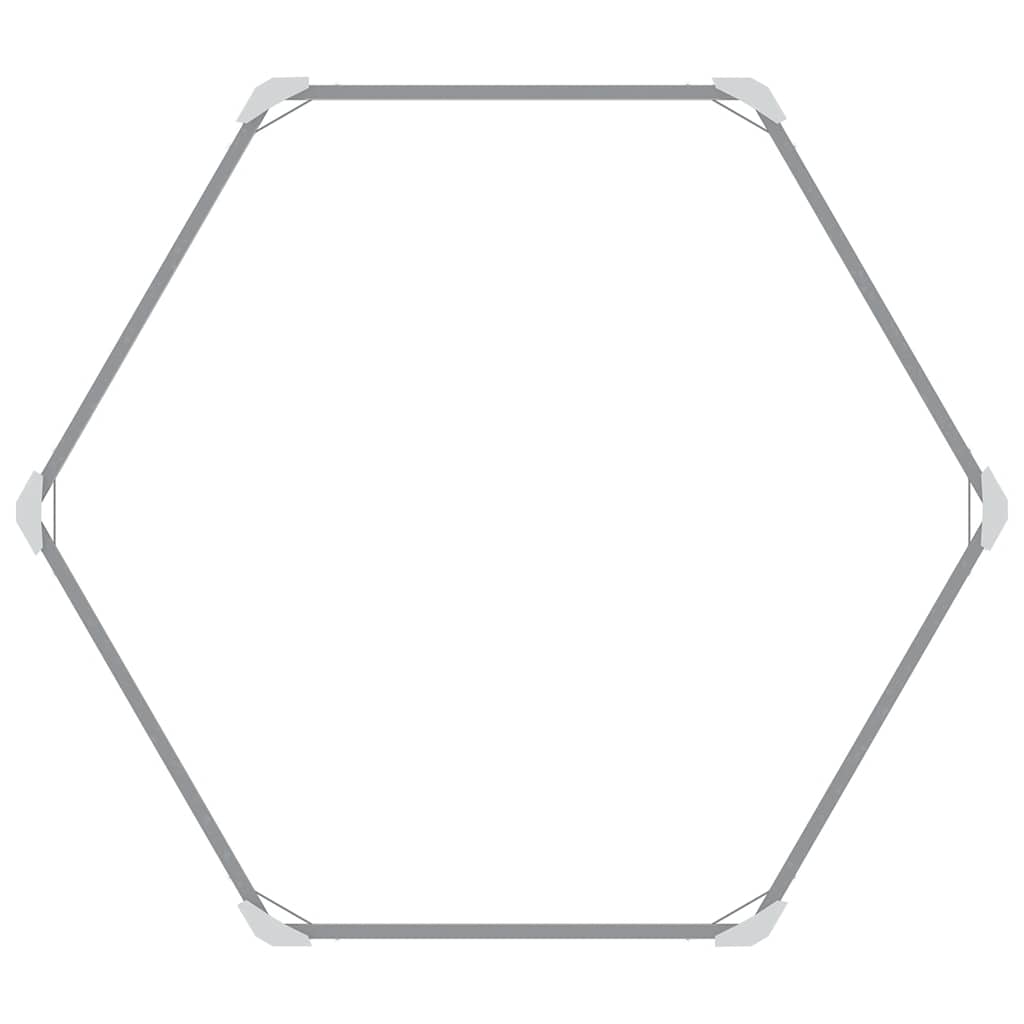vidaXL Ζαρντινιέρα Υπερυψωμένη Ανθρακί 129x129x77 εκ. Γαλβαν. Χάλυβας - Image 3