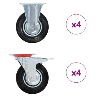 vidaXL Ρόδες 8 τεμ. 125 χιλ.