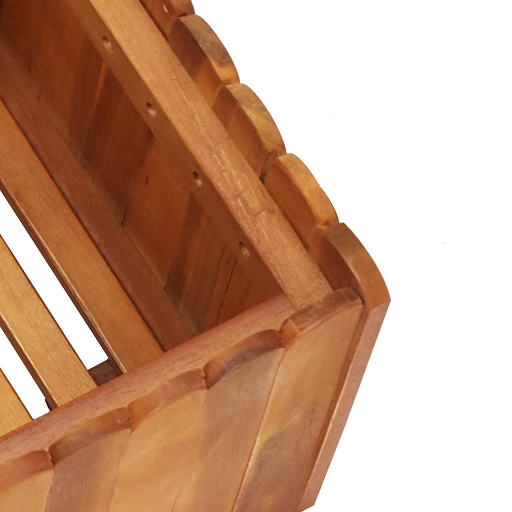vidaXL Ζαρντινιέρα Υπερυψωμένη 50 x 30 x 25 εκ. από Μασίφ Ξύλο Ακακίας - Image 5