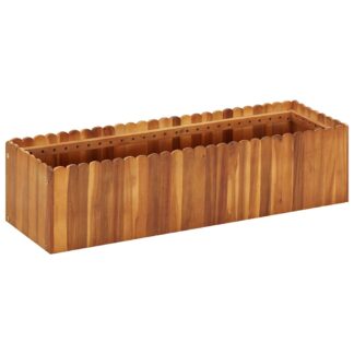 vidaXL Ζαρντινιέρα Υπερυψωμένη 100 x 30 x 25 εκ. Μασίφ Ξύλο Ακακίας