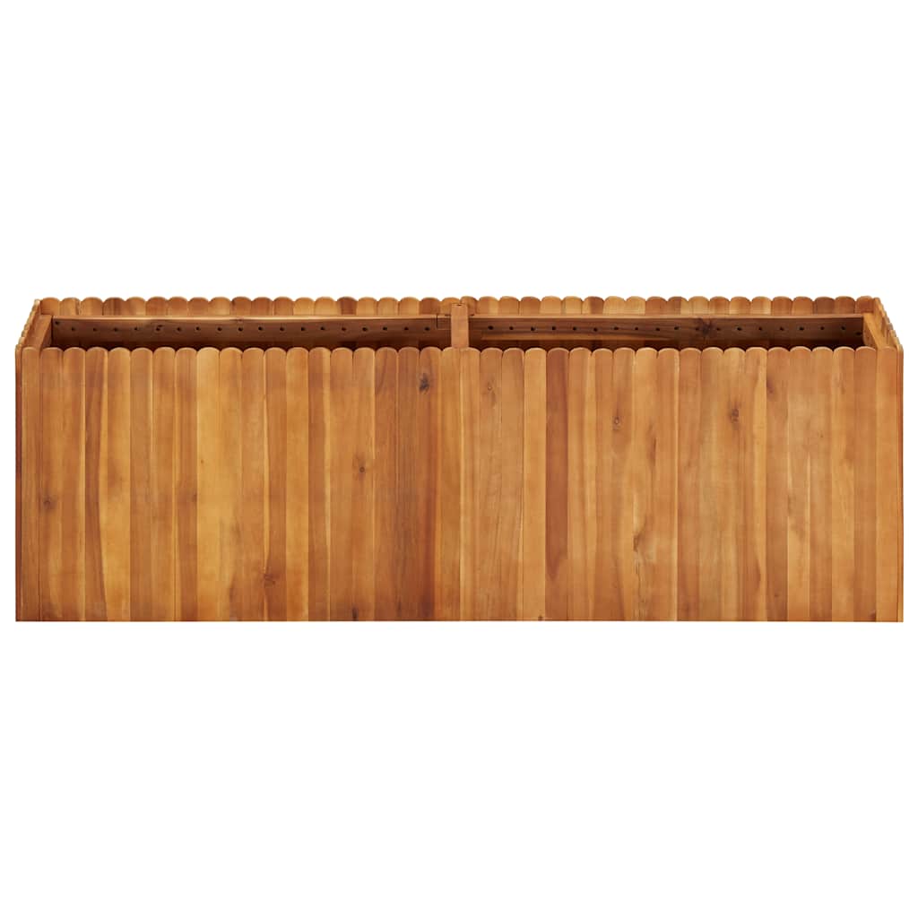 vidaXL Ζαρντινιέρα Υπερυψωμένη 150 x 30 x 50 εκ. Μασίφ Ξύλο Ακακίας - Image 2