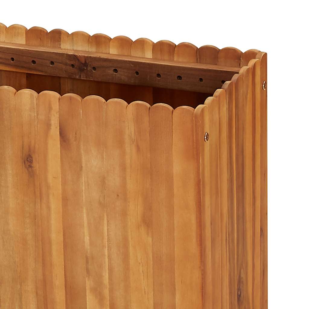 vidaXL Ζαρντινιέρα Υπερυψωμένη 150 x 30 x 50 εκ. Μασίφ Ξύλο Ακακίας - Image 5
