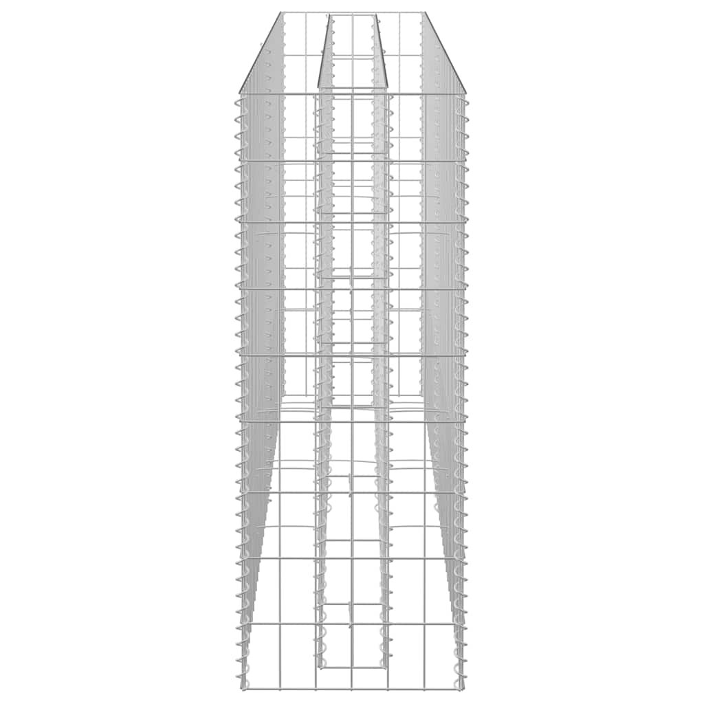 vidaXL Συρματοκιβώτιο-Γλάστρα Υπερυψωμένη 180x30x90 εκ. Γαλβ. Χάλυβας - Image 5