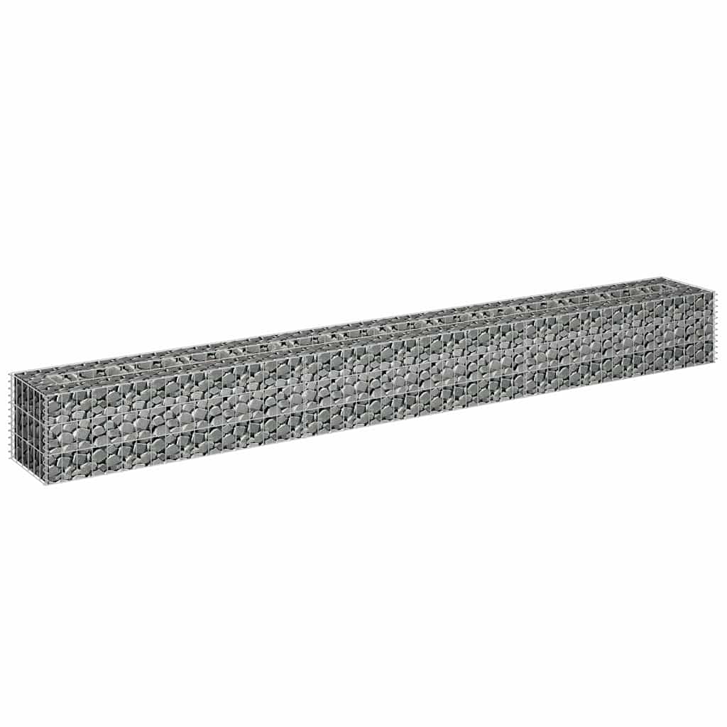 vidaXL Συρματοκιβώτιο-Γλάστρα Υπερυψωμένη 270x30x30 εκ. Γαλβ. Χάλυβας - Image 3