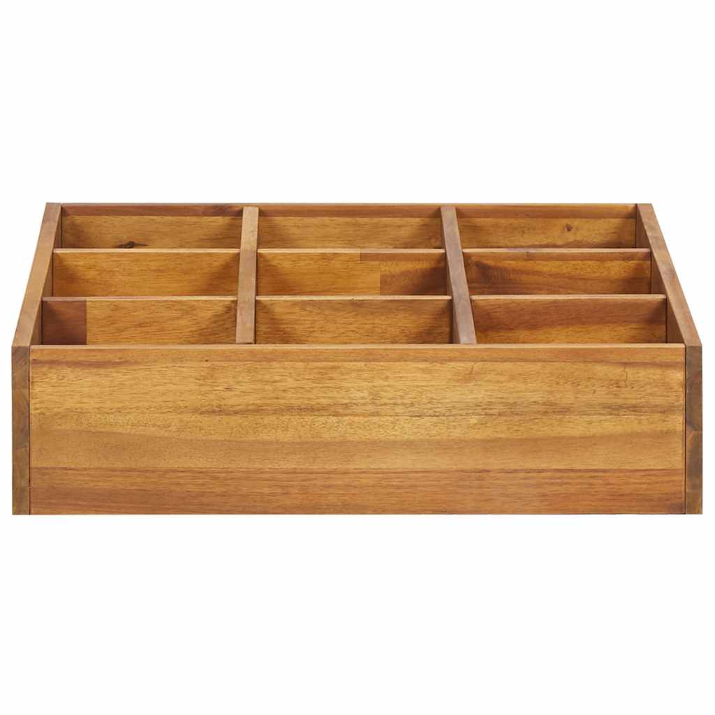 vidaXL Ζαρντινιέρα Βοτάνων Υπερυψωμένη 60x60x15 εκ. Μασίφ Ξύλο Ακακίας - Image 3