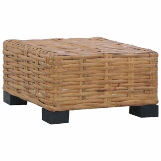 vidaXL Τραπεζάκι Σαλονιού 47 x 47 x 28 εκ. από Γνήσιο Ρατάν