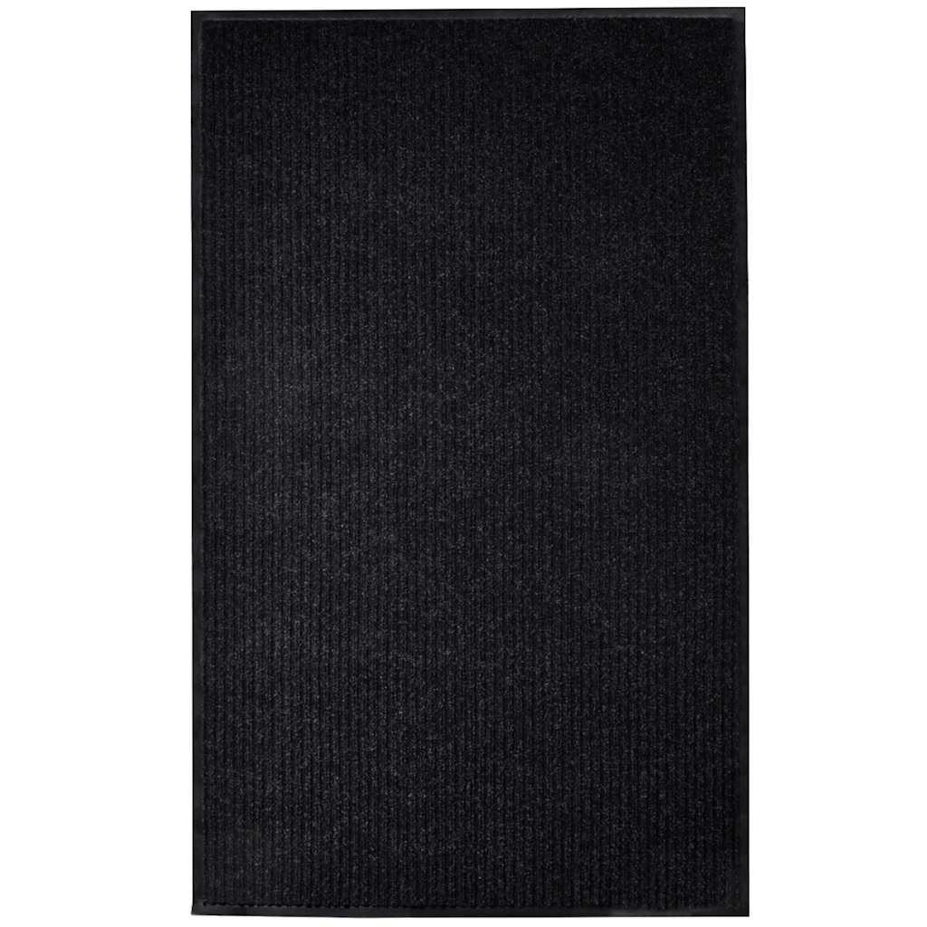vidaXL Πατάκι Πόρτας Μαύρο 117x220 εκ. PVC