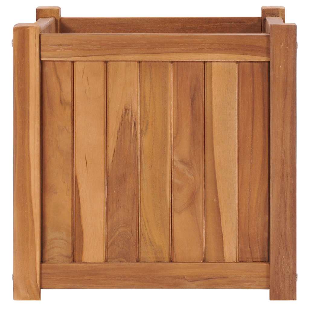 vidaXL Ζαρντινιέρα Υπερυψωμένη 40 x 40 x 40 εκ. από Μασίφ Ξύλο Teak - Image 2