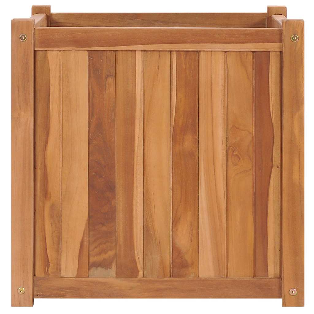 vidaXL Ζαρντινιέρα Υπερυψωμένη 50 x 50 x 50 εκ. από Μασίφ Ξύλο Teak - Image 2