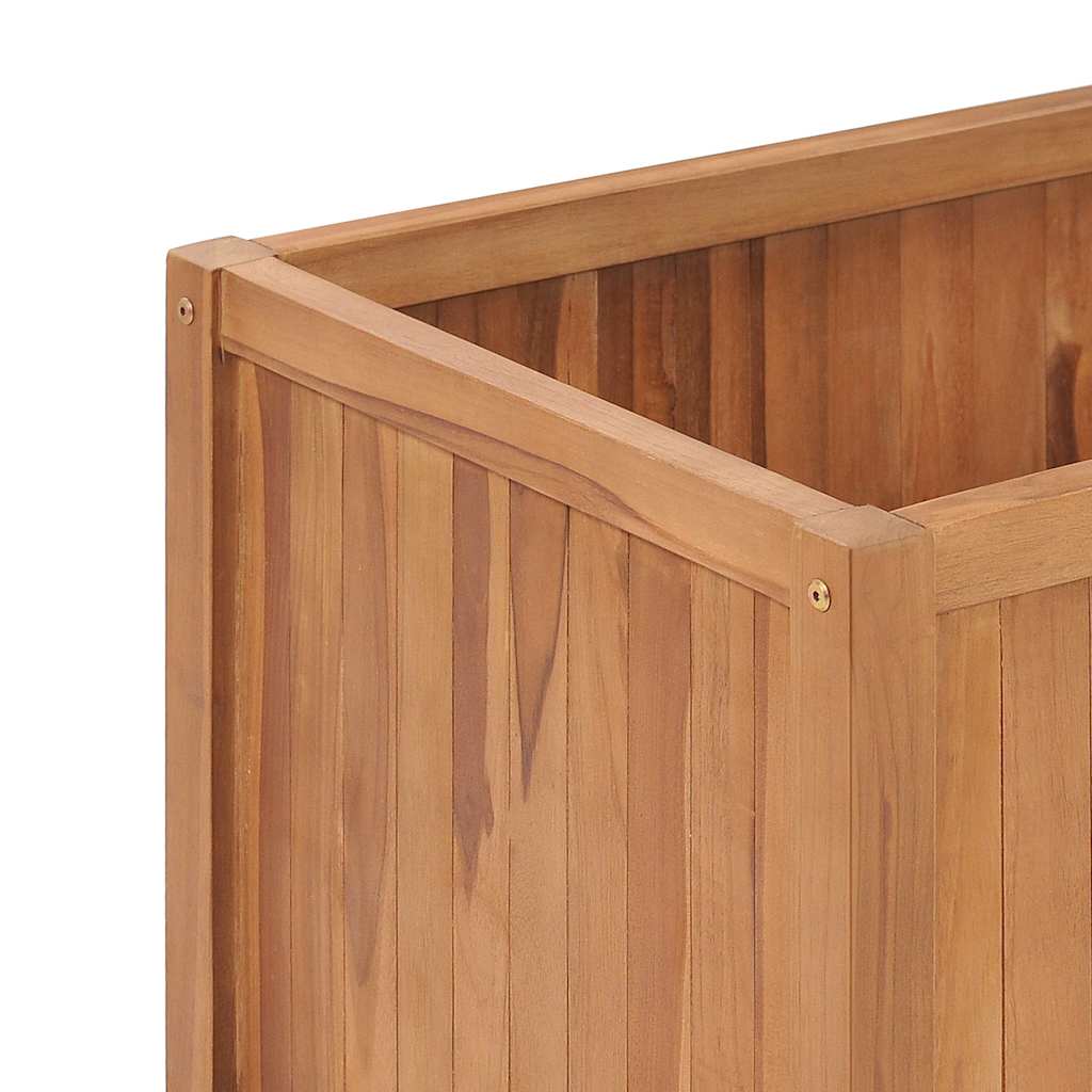 vidaXL Ζαρντινιέρα Υπερυψωμένη 150 x 50 x 70 εκ. από Μασίφ Ξύλο Teak - Image 5