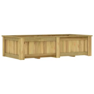 vidaXL Υπερυψωμένη Γλάστρα 196 x 100 x 50 εκ. Εμποτισμένο Ξύλο Πεύκου
