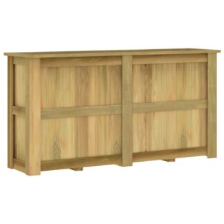 vidaXL Υπερυψωμένη Γλάστρα 196 x 50 x 100 εκ. Εμποτισμένο Ξύλο Πεύκου