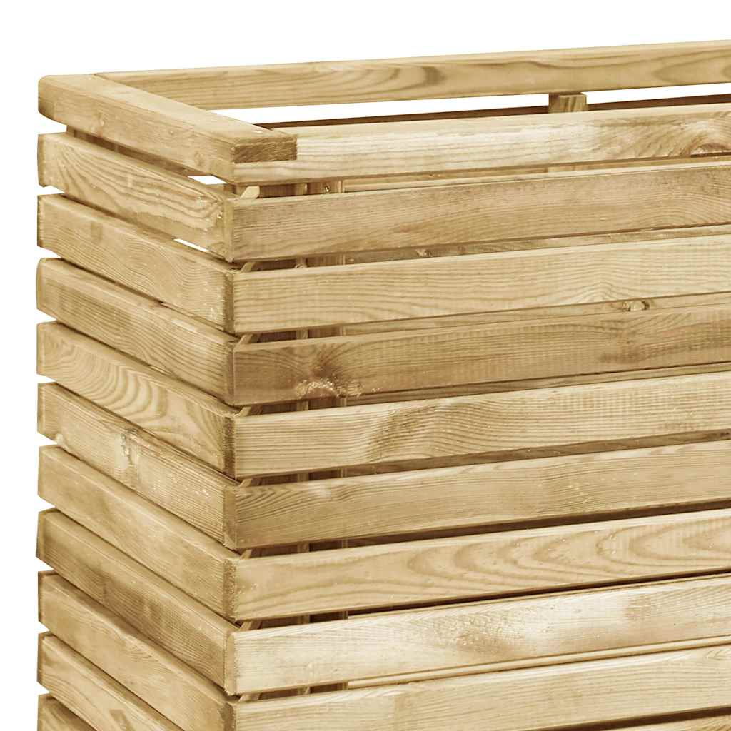 vidaXL Ζαρντινιέρα Υπερυψωμένη 100x50x100 εκ. Εμποτισμένο Ξύλο Πεύκου - Image 4