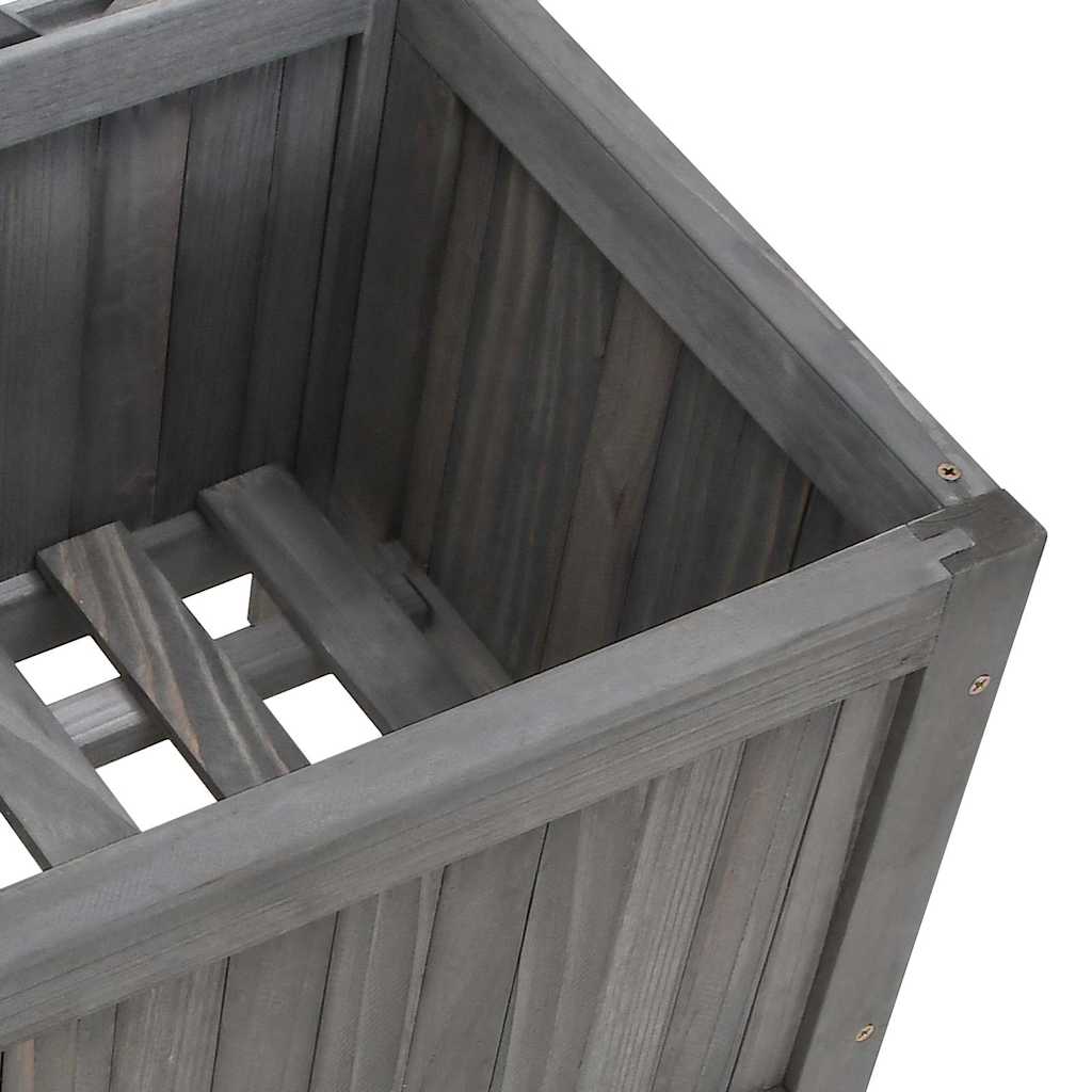 vidaXL Γλάστρα με Πλέγμα 40x30x135 εκ. από Μασίφ Ξύλο Ελάτης - Image 4
