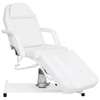 vidaXL Κρεβάτι - Πολυθρόνα Αισθητικής Λευκό 180 x 62 x (87-112) εκ.