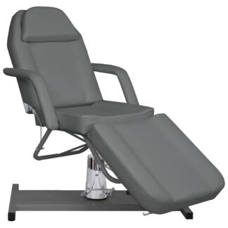 vidaXL Κρεβάτι - Πολυθρόνα Αισθητικής Γκρι 180 x 62 x (87-112) εκ.