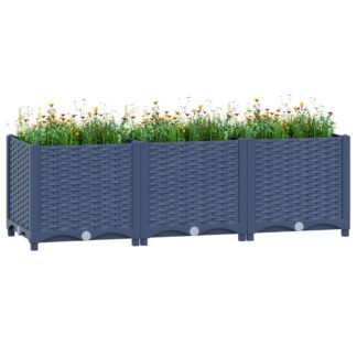 vidaXL Ζαρντινιέρα 120 x 40 x 38 εκ. από Πολυπροπυλένιο