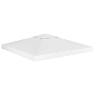 vidaXL Κάλυμμα για Κιόσκι 2 Επιπέδων Λευκό 3 x 3 μ. 310 γρ./μ²