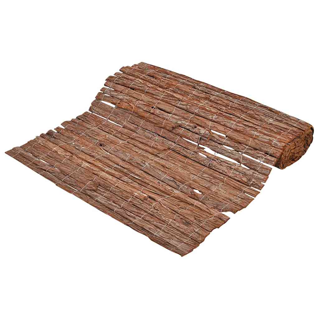 vidaXL Φράχτης από φλοιό δέντρου 100 x 600 cm Φλοιός Καφέ - Image 3