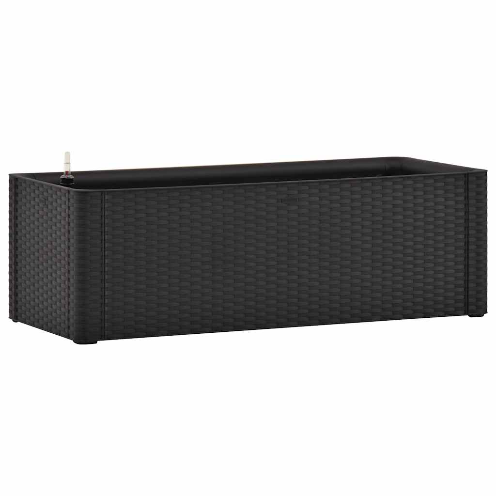 vidaXL Ζαρντινιέρα Κήπου Ανθρακί 100x43x33 εκ. με Αυτόματο Πότισμα - Image 2