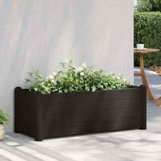 vidaXL Ζαρντινιέρα Υπερυψωμένη Ανθρακί 100x43x35 εκ. Πολυπροπυλένιο