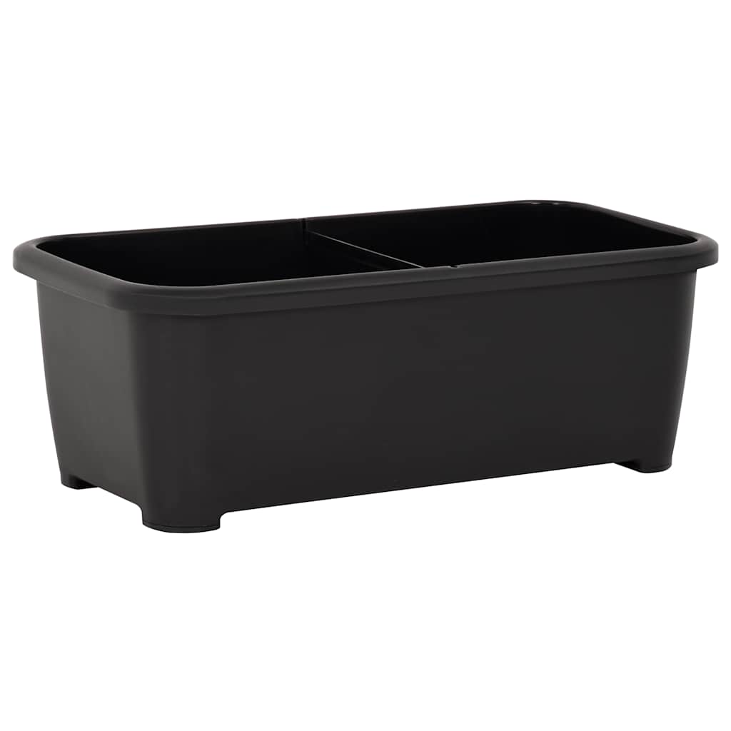vidaXL Ζαρντινιέρα Υπερυψωμένη 77 x 38,7 x 82 εκ. από Πολυπροπυλένιο - Image 5