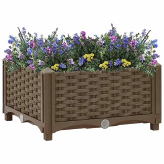vidaXL Ζαρντινιέρα 40 x 40 x 23 εκ. από Πολυπροπυλένιο