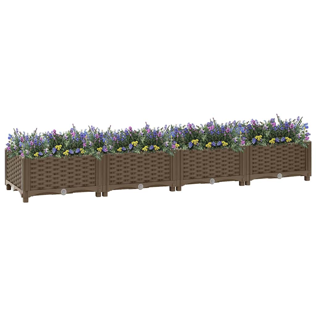 vidaXL Ζαρντινιέρα 160 x 40 x 23 εκ. από Πολυπροπυλένιο