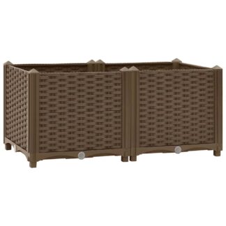 vidaXL Ζαρντινιέρα 80 x 40 x 38 εκ. από Πολυπροπυλένιο