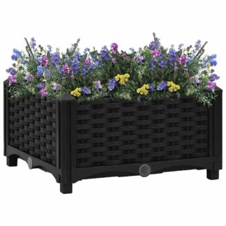 vidaXL Ζαρντινιέρα 40 x 40 x 23 εκ. από Πολυπροπυλένιο