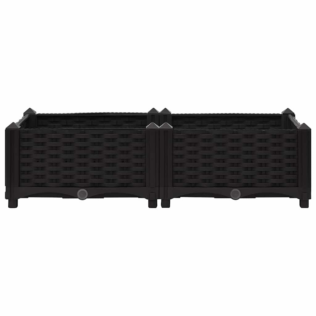 vidaXL Ζαρντινιέρα 80 x 40 x 23 εκ. από Πολυπροπυλένιο - Image 3
