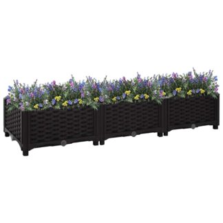 vidaXL Ζαρντινιέρα 120 x 40 x 23 εκ. από Πολυπροπυλένιο