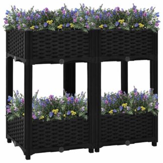 vidaXL Ζαρντινιέρα 80 x 40 x 71 εκ. από Πολυπροπυλένιο