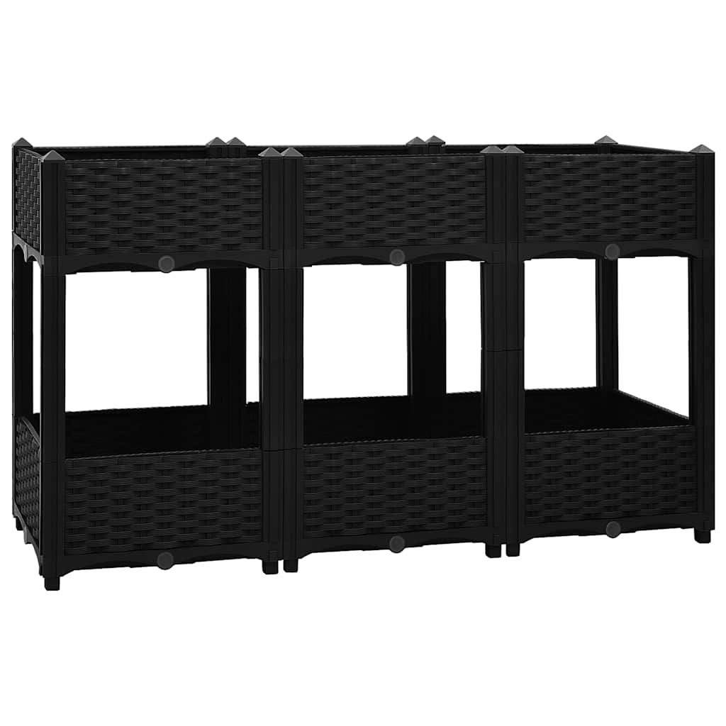 vidaXL Ζαρντινιέρα 120 x 40 x 71 εκ. από Πολυπροπυλένιο - Image 2